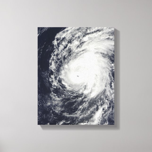 Hurricane Neki west of Hawaii Canvas Print (Front)