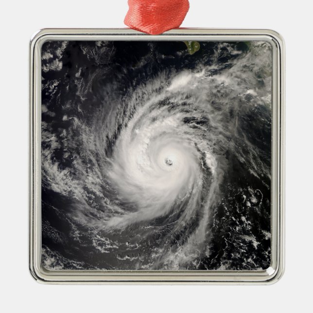 Hurricane Norbert off Mexico Metal Ornament (Front)