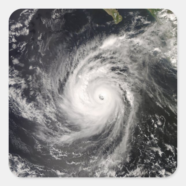 Hurricane Norbert off Mexico Square Sticker (Front)