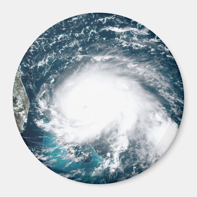 Hurricane off the coast of Florida     Magnet (Front)