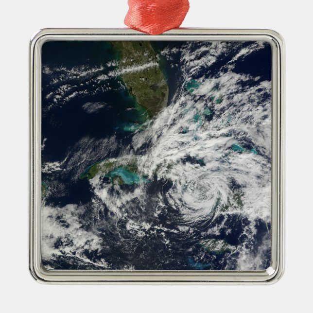Hurricane Paloma 3 Metal Ornament (Front)