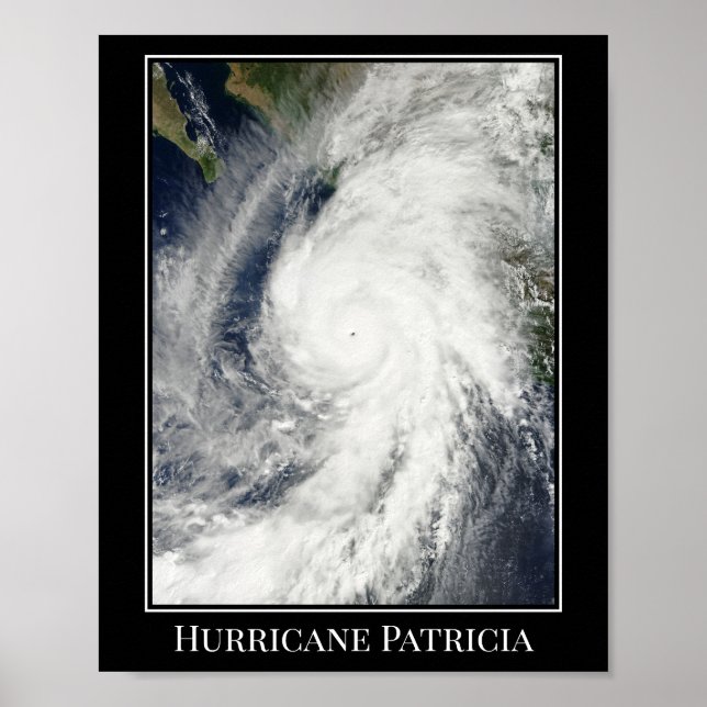 Hurricane Patricia Poster (Front)
