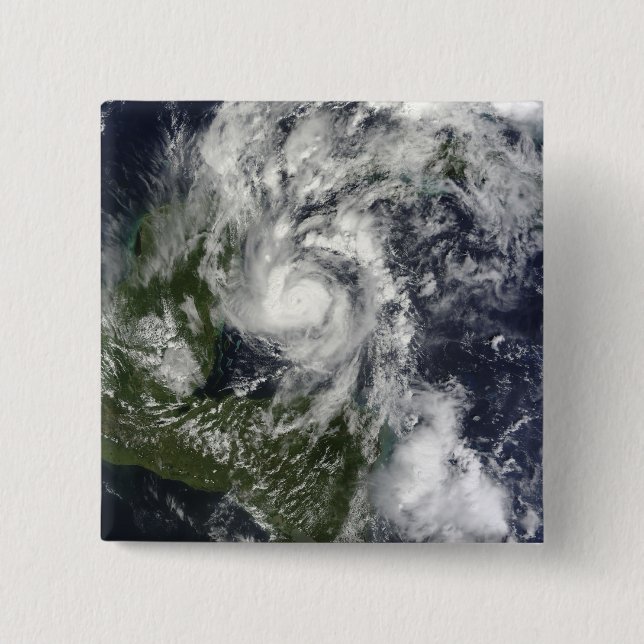 Hurricane Paula 2 Inch Square Button (Front)