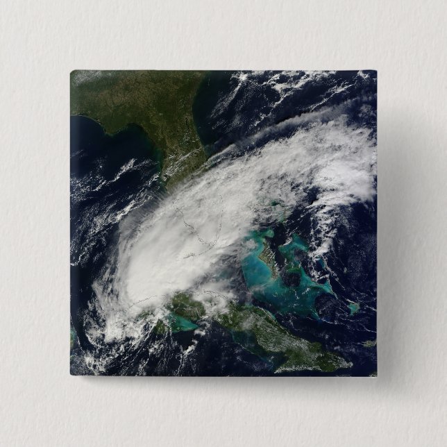 Hurricane Paula 2 Inch Square Button (Front)