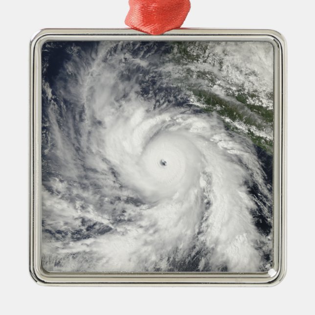 Hurricane Rick Metal Ornament (Front)