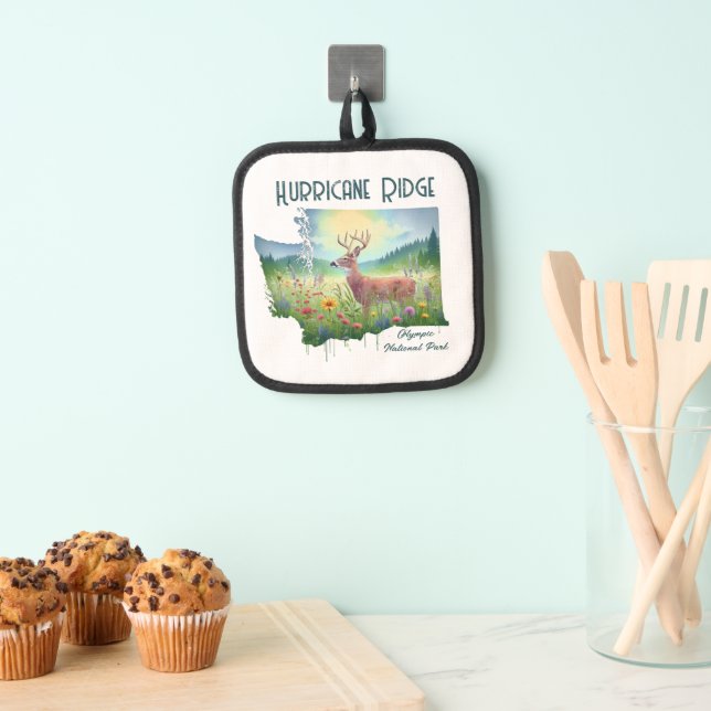 Hurricane Ridge National Park Souvenir Gift Pot Holder (Insitu(Hanging))
