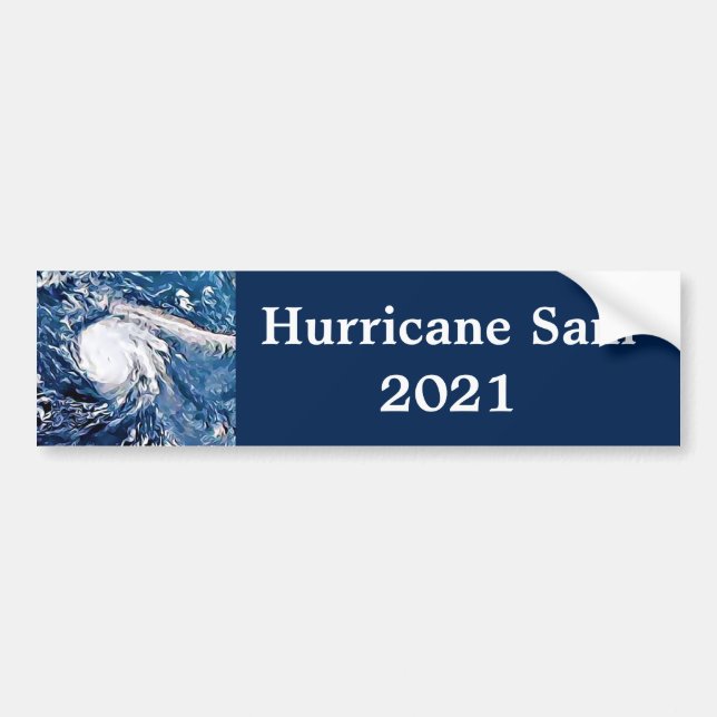 Hurricane Sam 2021 Car  Bumper Sticker (Front)