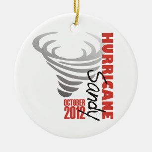 Hurricane Sandy 2012 Ceramic Ornament