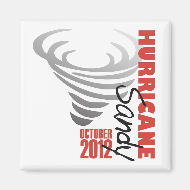Hurricane Sandy 2012 Magnet (Front)