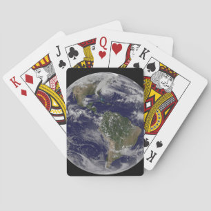 Hurricane Sandy Along The East Coast Of The Us. 2 Playing Cards