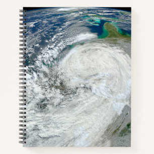 Hurricane Sandy Along The East Coast Of The Us. 3 Notebook