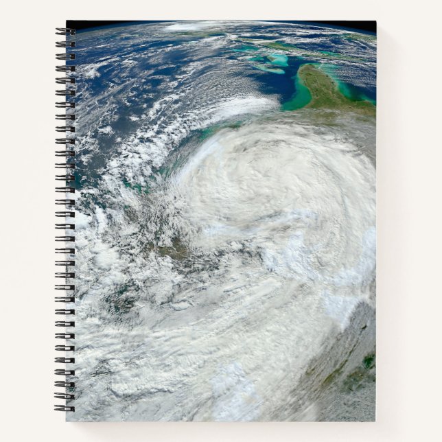 Hurricane Sandy Along The East Coast Of The Us. 3 Notebook (Front)