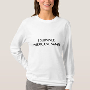 HURRICANE SANDY SURVIVAL WOMEN´S T-SHIRT