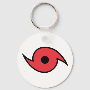 Hurricane Symbol Keychain