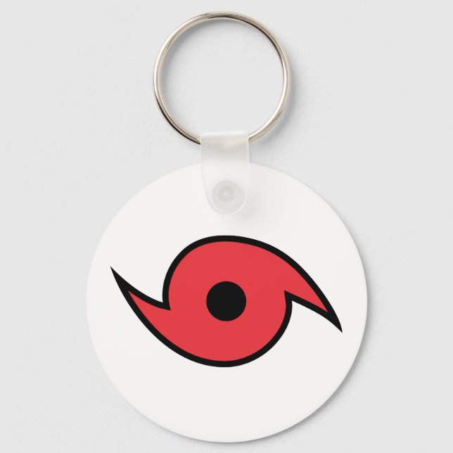 Hurricane Symbol Keychain (Front)