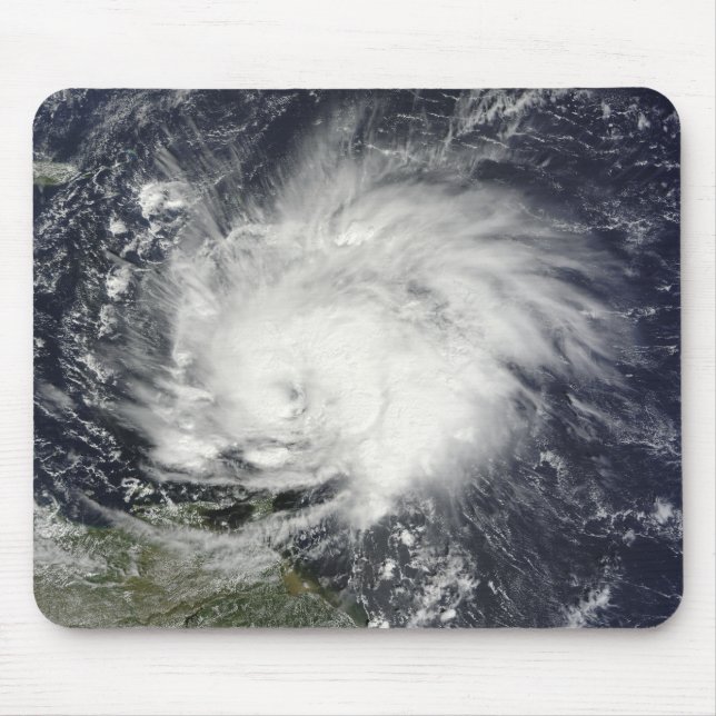 Hurricane Tomas over the Lesser Antilles Mouse Pad (Front)