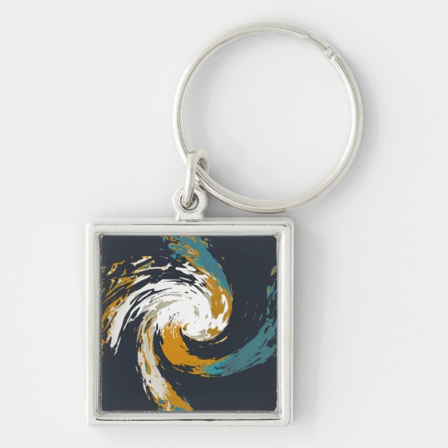 Hurricane Twirl Keychain (Front)