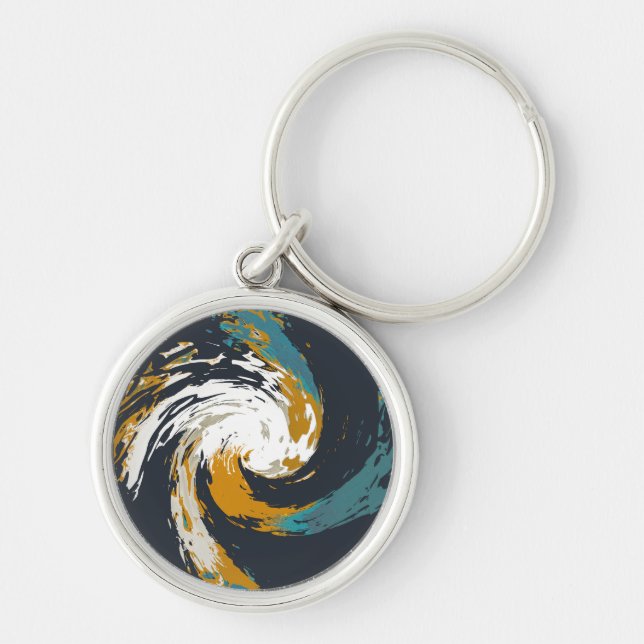 Hurricane Twirl Keychain (Front)
