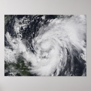 Hurricane Wilma in the Atlantic and Caribbean Poster