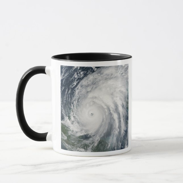 Hurricane Wilma over Mexico Mug (Left)