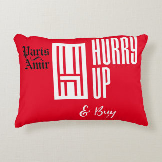 Hurry and buy red pa accent pillow