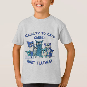 Hurt Felines Cruelty to Cats T-Shirt