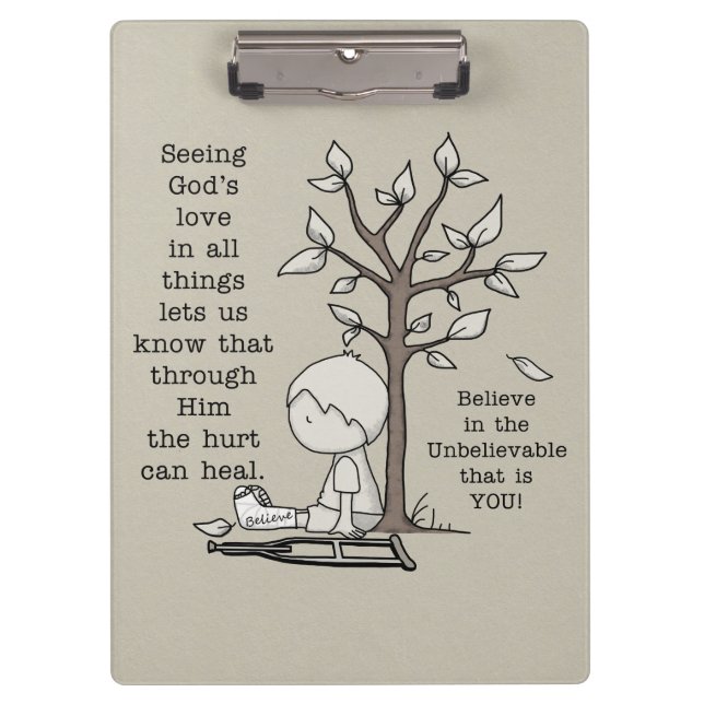 Hurts Can Heal Clipboard (Front)