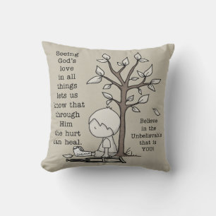 Hurts Can Heal Throw Pillow