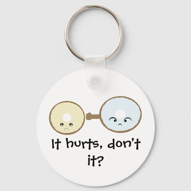 Hurts Doughnut Version 2 Keychain (Front)