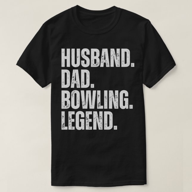 Hus Dad Bowling4 T-Shirt (Design Front)