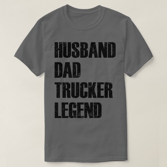 Hus Dad Trucker6 T-Shirt (Design Front)