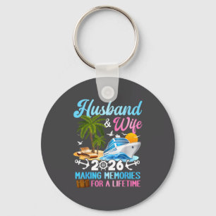 Husband &amp; Wife 2026 Making Memories For A Life Keychain
