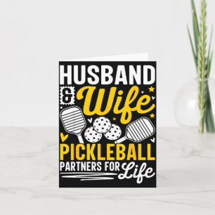 Husband & Wife Valentines Day Couple Ckleball Card