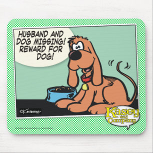 Husband and Dog Mouse Pad