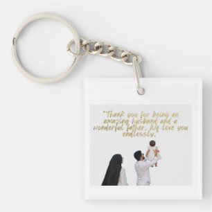 Husband and Father Appreciation Keychain