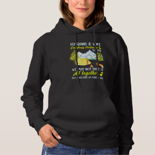 Husband And Wife Camping Partners For Life Camping Hoodie
