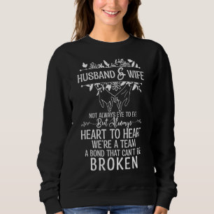 Husband And Wife Couple Husband Wife Cute Married Sweatshirt