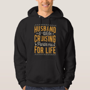 Husband And Wife Cruising Partners For Life Annive Hoodie