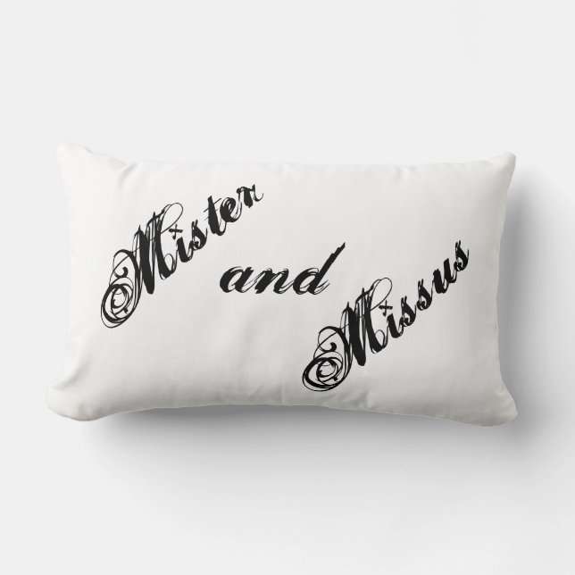 Husband-and-Wife Lumbar Pillow (Front)