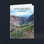 Husband Birthday Big Horn Mountains Wyoming Card<br><div class="desc">Birthday greeting card for a husband. A photo of somewhere in the Big Horn Mountains in Wyoming,  U.S.A.  Wishing you another year of great adventures. Happy Birthday! Art,  image,  and verse copyright © Shoaff Ballanger Studios,  2023.</div>