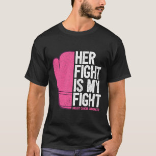 Husband Breast Cancer Wife Support  T-Shirt