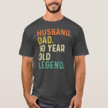 Husband dad 60 year old legend 60th birthday T-Shirt<br><div class="desc">Husband dad 60 year old legend 60th birthday retro vintage Gift. Perfect gift for your dad,  mom,  papa,  men,  women,  friend and family members on Thanksgiving Day,  Christmas Day,  Mothers Day,  Fathers Day,  4th of July,  1776 Independent day,  Veterans Day,  Halloween Day,  Patrick's Day</div>