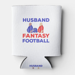 Husband Dad Fantasy Football Can Cooler