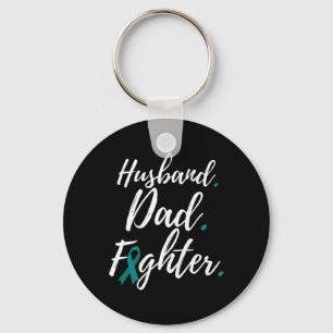 Husband Dad Fighter Polycystic Kidney Disease Pkd Keychain