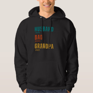 Husband Dad Grandpa Customized Year Retro Custom Hoodie