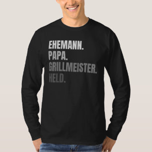 Husband Dad Grill Master Hero Men's Vintage Father T-Shirt