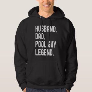 Husband Dad Pool Guy Legend Hoodie