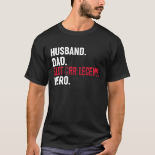 Husband Dad Slot Car Legend Hero  Slot Car T-Shirt