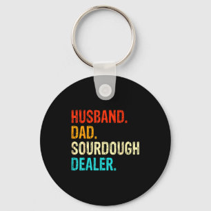 Husband Dad Sourdough Dealer Artwork Keychain