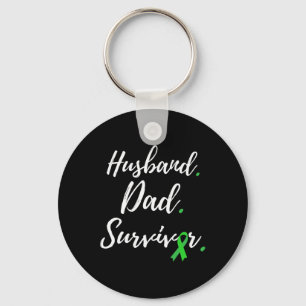 Husband Dad Survivor Kidney Disease Awareness Keychain